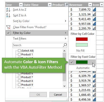 440x431 How To Filter For Colors Icons With Vba Macros In Excel
