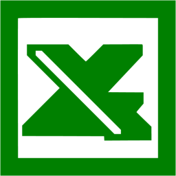 256x256 Green Excel Icon