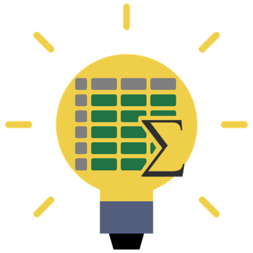 512x512 Cropped Lightbulb Spreadsheet Logo Icon Filled How To Excel