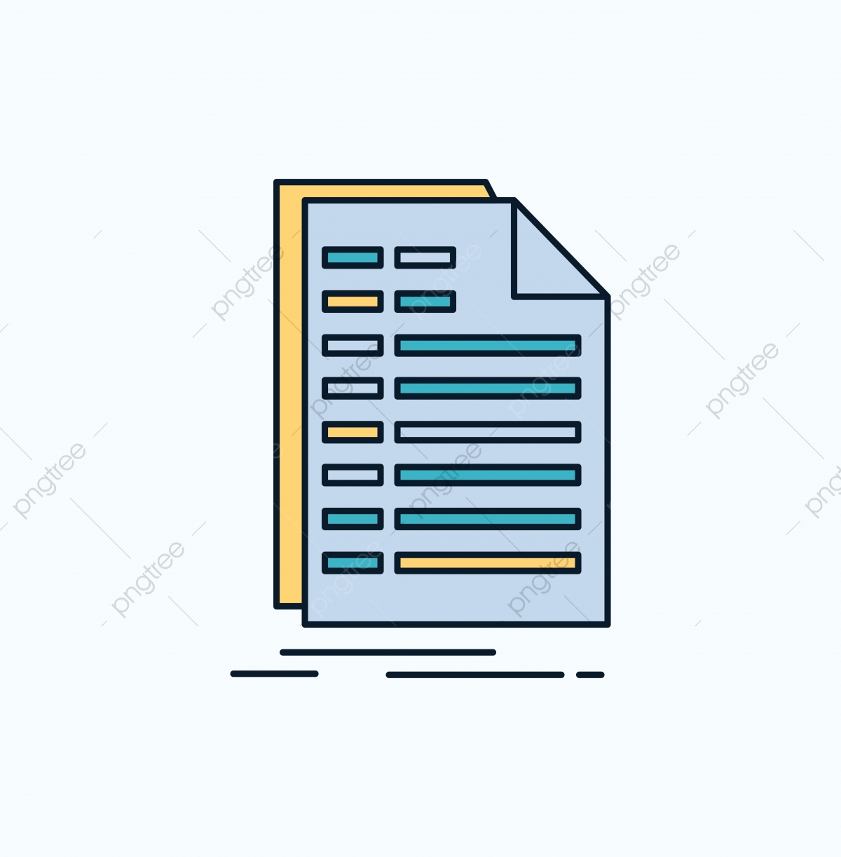 1200x1222 Bill Excel Invoice Statement Flat Icon Green And Yello