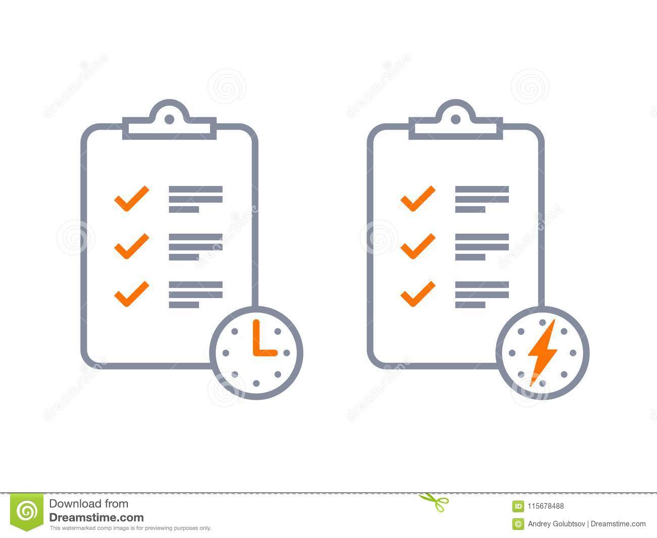 1300x1065 Fast Service Brief Checklist Survey Vector Icon Stock How To Write