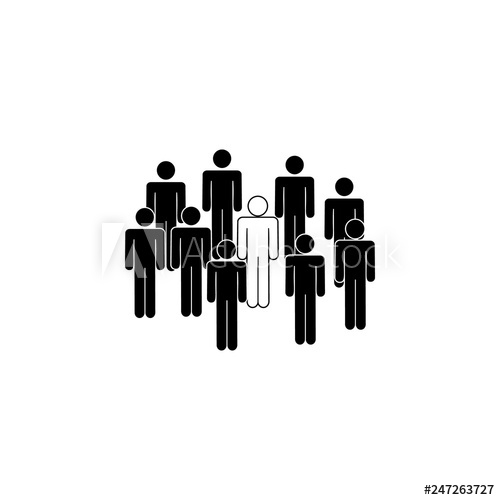 500x500 People, Exception, Group Icon Element Of A Group Of People Icon