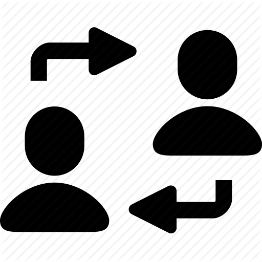 512x512 Arrow, Change, Exchange, Human, Reorder, Swap, User Icon