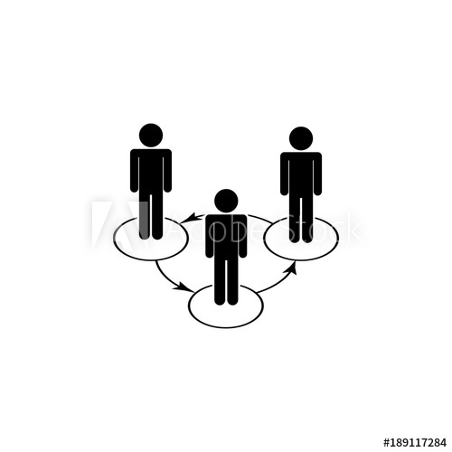 500x500 Employee Exchange Icon Elements Of Teamwork Icon Premium Quality