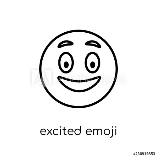 500x500 Excited Emoji Icon From Emoji Collection