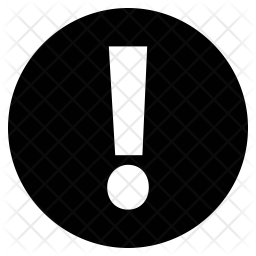 Exclamation Mark Icon Of Glyph Style 256x256 Exclamation Mark Icon Of Glyph Style