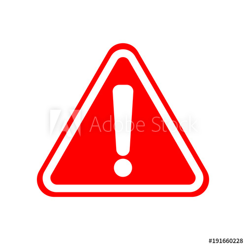 Warning Icon White Exclamation Point 500x500 Warning Icon White Exclamation Point