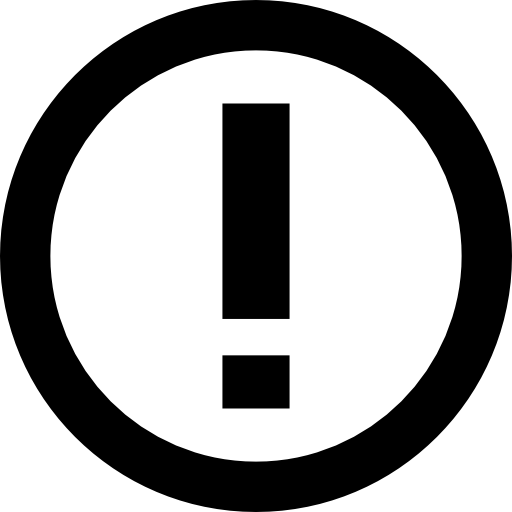 512x512 Exclamation Mark Icon