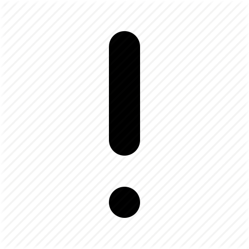 512x512 Exclamation, Mark Icon
