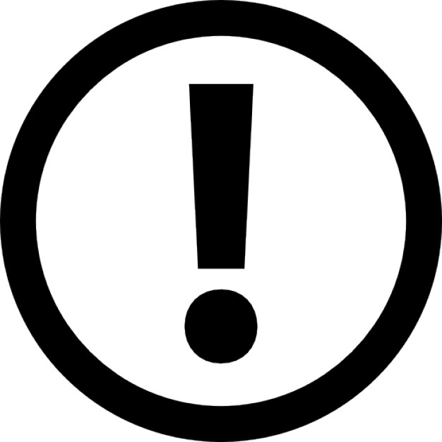 626x626 Exclamation Mark In A Circle Icons Free Download