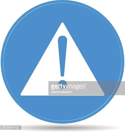 404x427 Vector Attention Sign With Exclamation Mark Icon Premium Clipart