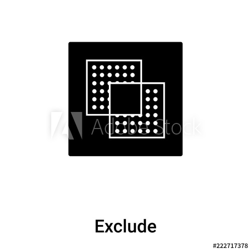Exclude Icon at Vectorified.com | Collection of Exclude Icon free for ...