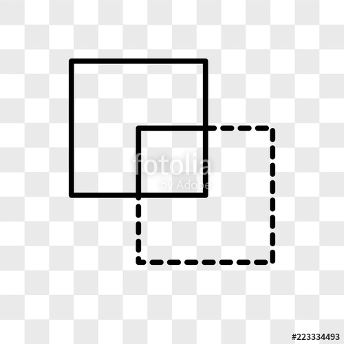 500x500 Exclude Vector Icon Isolated On Transparent Background, Exclude