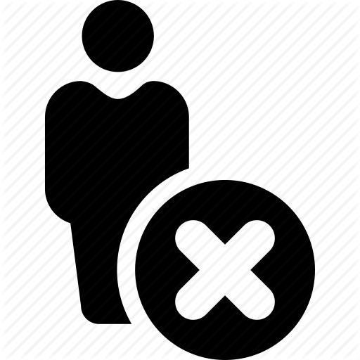 512x512 Cancel, Exclude, Person, User Icon