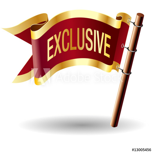 500x500 Exclusive Icon On Vector Flag Button