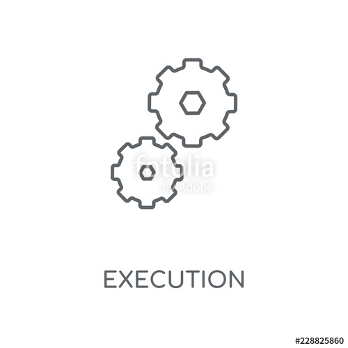 500x500 Execution Icon Stock Image And Royalty Free Vector
