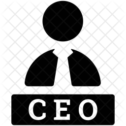 256x256 Chief Executive Icon Of Glyph Style