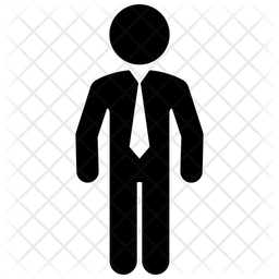 256x256 Executive Icon Of Glyph Style