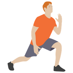 256x256 Physical Exercise Icon Of Flat Style