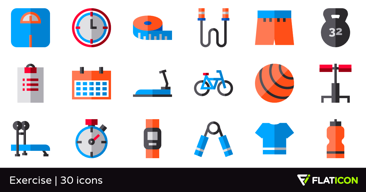 1200x630 Exercise Free Icons