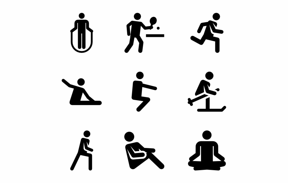 920x585 Solid Fitness Human Pictograms