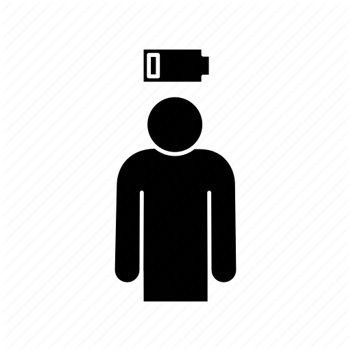 512x512 Exhausted, Exhaustion, Person, Powerless, Stress, Tired, Upset Icon