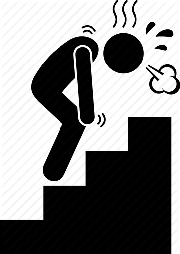 363x512 Exhausted, Out Of Breath, Staircase, Stairs, Tired Icon