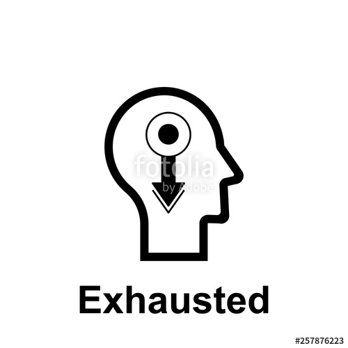 500x500 Human Mind, Exhausted Icon Element Of Human Mind Icon For Mobile