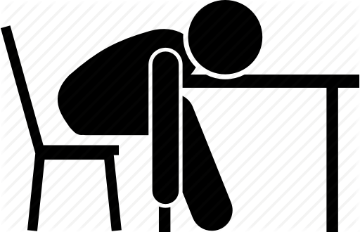 512x330 Chair, Exhausted, Man, Sitting, Sleeping, Table, Tired Icon