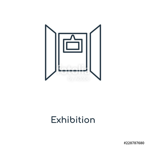 500x500 Exhibition Icon Vector Stock Image And Royalty Free Vector