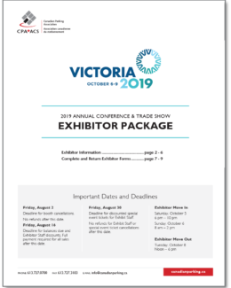 260x325 The Canadian Parking Association Exhibitor Information