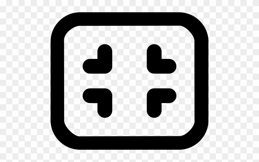 840x528 Exit Full Screen Button, Full Screen, Movie Icon