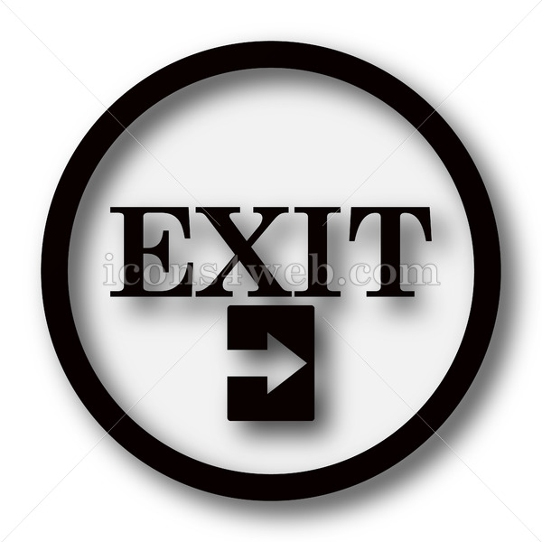 600x600 Exit Simple Icon Exit Simple Button