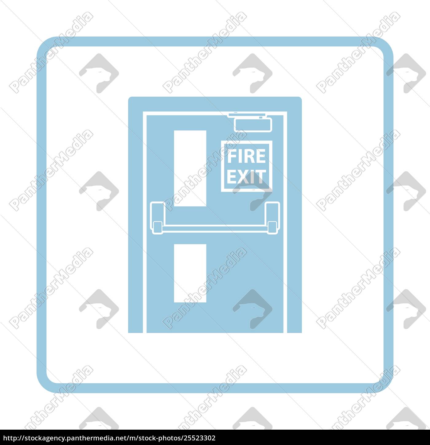 1400x1450 Fire Exit Door Icon