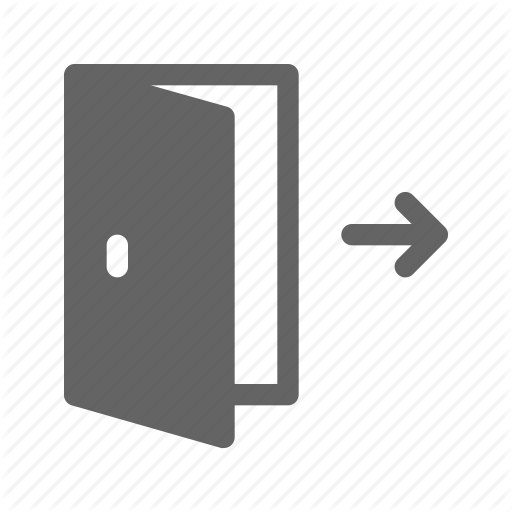 512x512 Door, Exit, Logout Icon