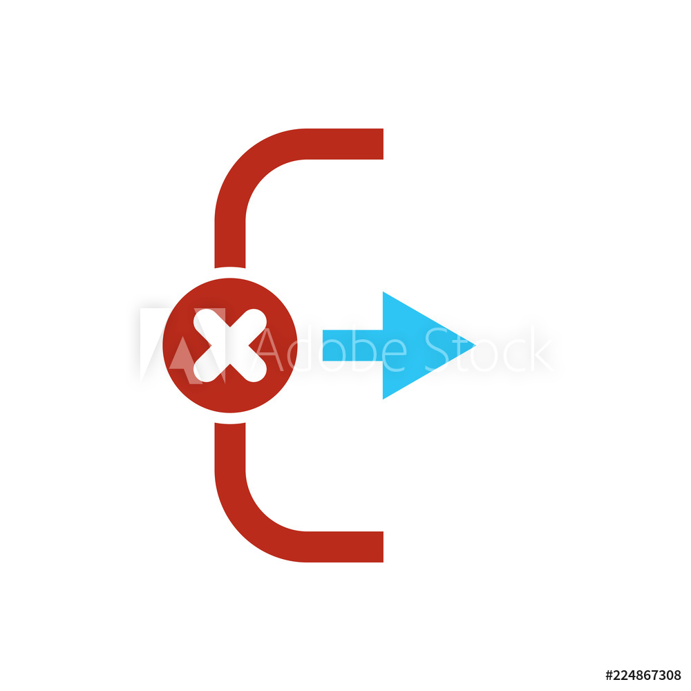 1000x1000 Fotografie, Obraz Exit Icon, Logout And Output Icon With Cancel