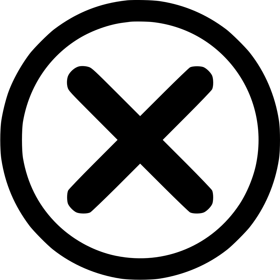 981x981 Close Delete Exit Stop Del Round Png Icon Free Download