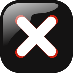 299x297 Black Exit Icon Clip Art