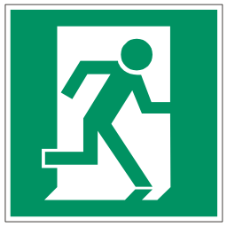 256x256 Free Pictogram Din Exit Icon