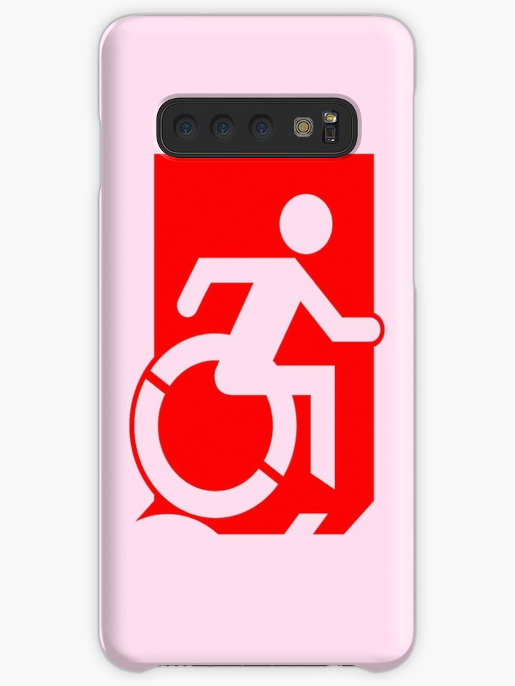 750x1000 Emergency Exit Sign, With The Accessible Means Of Egress Icon