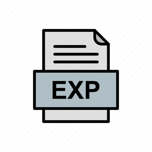 512x512 Document, Exp, File, Type, Format Icon