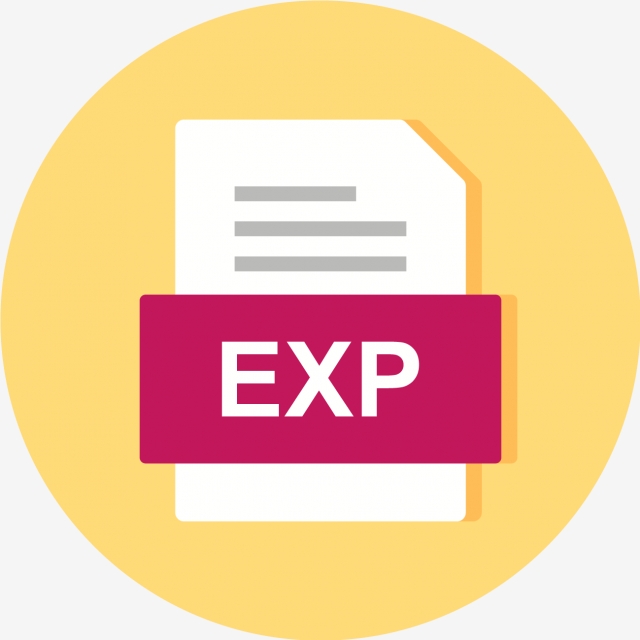 640x640 Exp Document Icon, Exp, Document, Png And Vector
