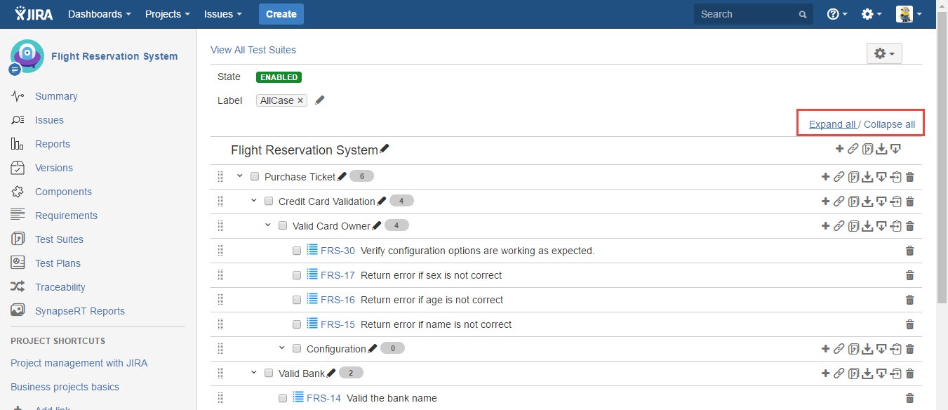 1351x584 Expandcollapse All Test Cases In A Root Test Suite