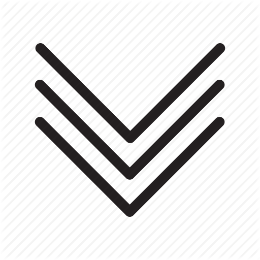 512x512 Arrow, Arrows, Down, Expand, Triple Arrows Icon