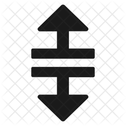 256x256 Expand Arrow Icon Of Glyph Style