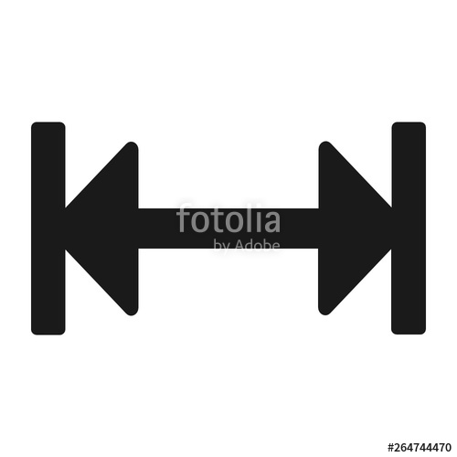 500x500 Expand Arrow Black Icon Stock Image And Royalty Free Vector