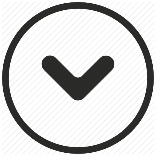 512x512 Arrow, Circle, Direction, Down, Expand Icon