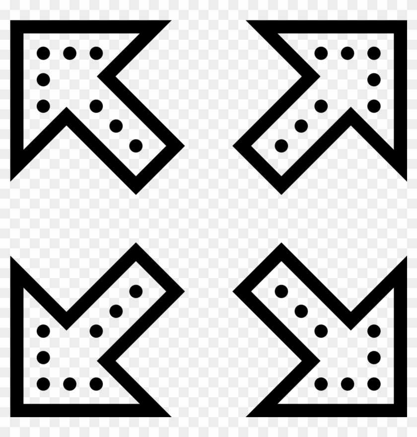 840x880 The Expand Icon Is Made Up Of Four Arrows, The Arrow