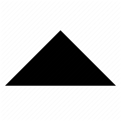 512x512 Collapse, Expand, Sort, Top, Triangle, Up Icon