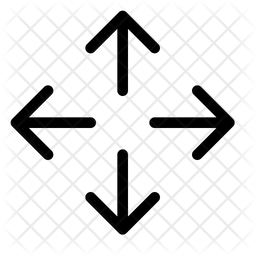 256x256 Expand Icon Of Line Style